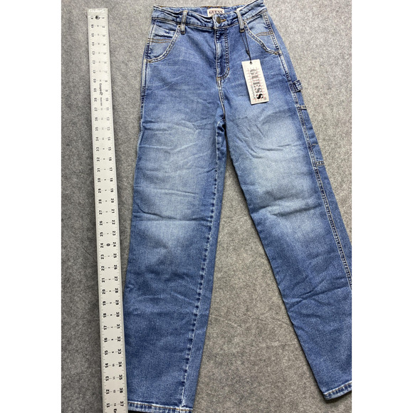 Guess Originals Jeans Womens 25 Blue Carpenter Pant GO Deep Blue Wash Denim - Picture 5 of 16